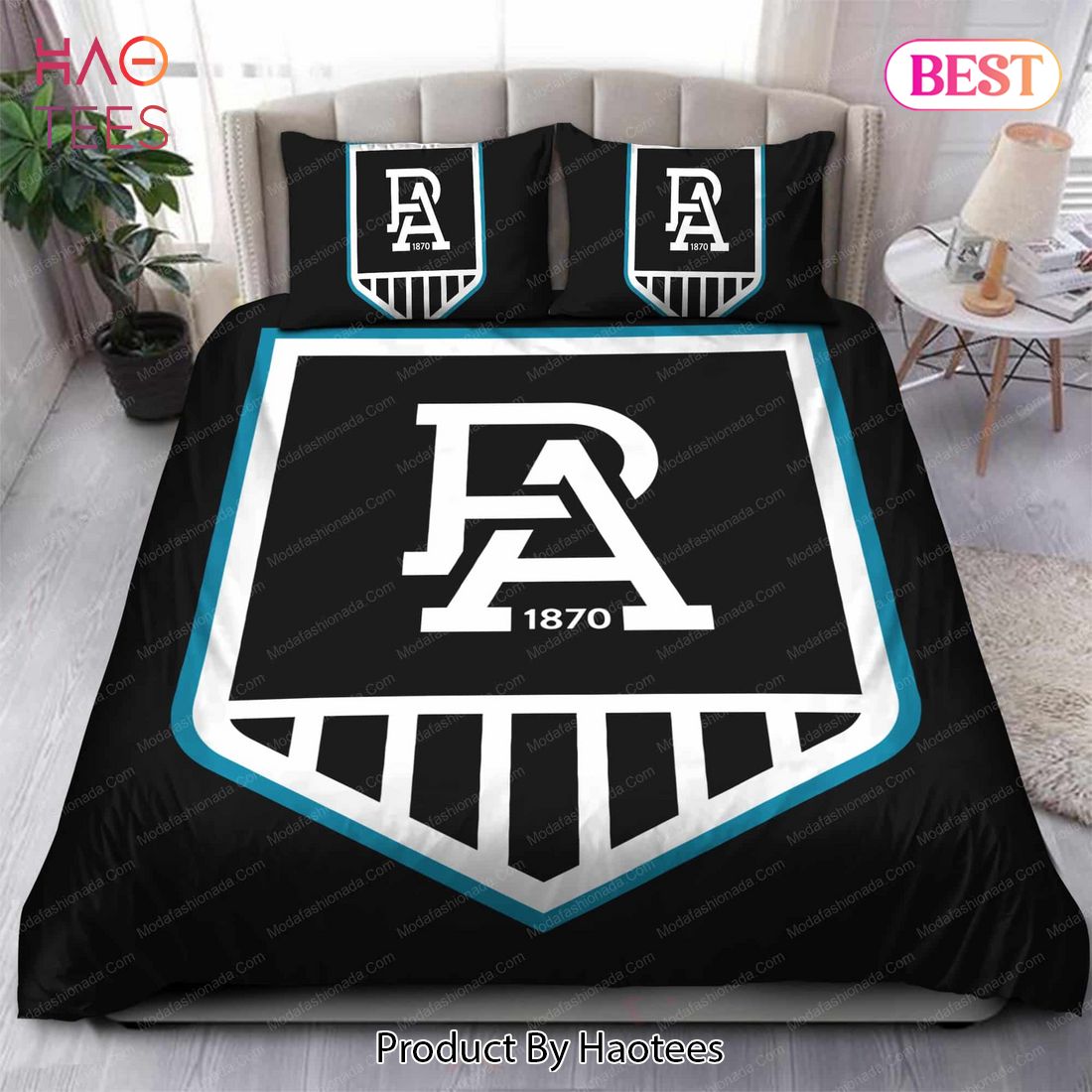 Buy Port Adelaide Football Club Logo Bedding Sets Bed Sets, Bedroom