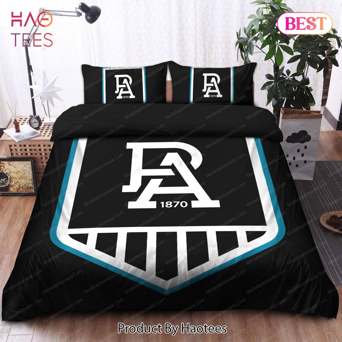 Buy Port Adelaide Football Club Logo Bedding Sets Bed Sets, Bedroom