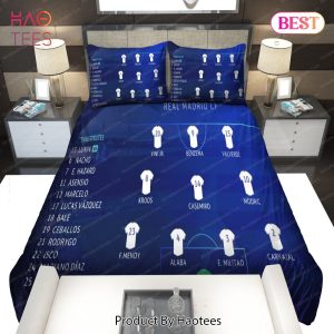 Buy Real Madrid Final Champions League 2022 Squad Bedding Sets Bed Sets, Bedroom Sets, Comforter Sets, Duvet Cover, Bedspread