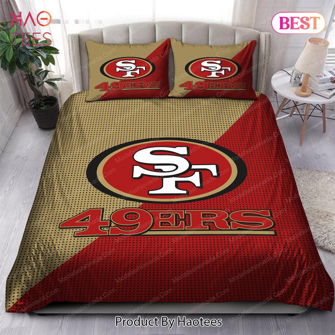 Buy San Francisco 49ers Logo Bedding Sets Bed Sets, Bedroom Sets, Comforter Sets, Duvet Cover, Bedspread