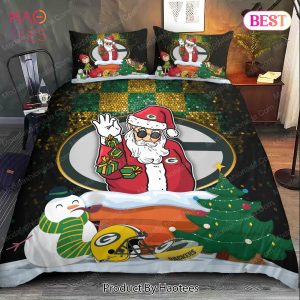 Buy Santa Claus NFL Green Bay Packers Christmas Bedding Sets