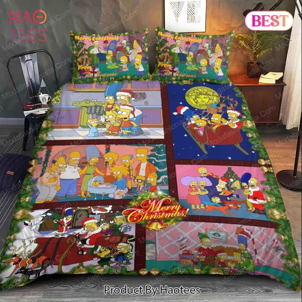 Buy Simpson Family Versace Merry Christmas Bedding Sets Bed Sets, Bedroom Sets, Comforter Sets, Duvet Cover, Bedspread
