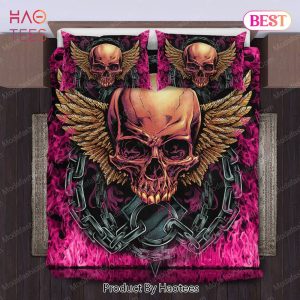 Buy Skull And Wings Halloween Bedding Sets Bed Sets, Bedroom Sets, Comforter Sets, Duvet Cover, Bedspread