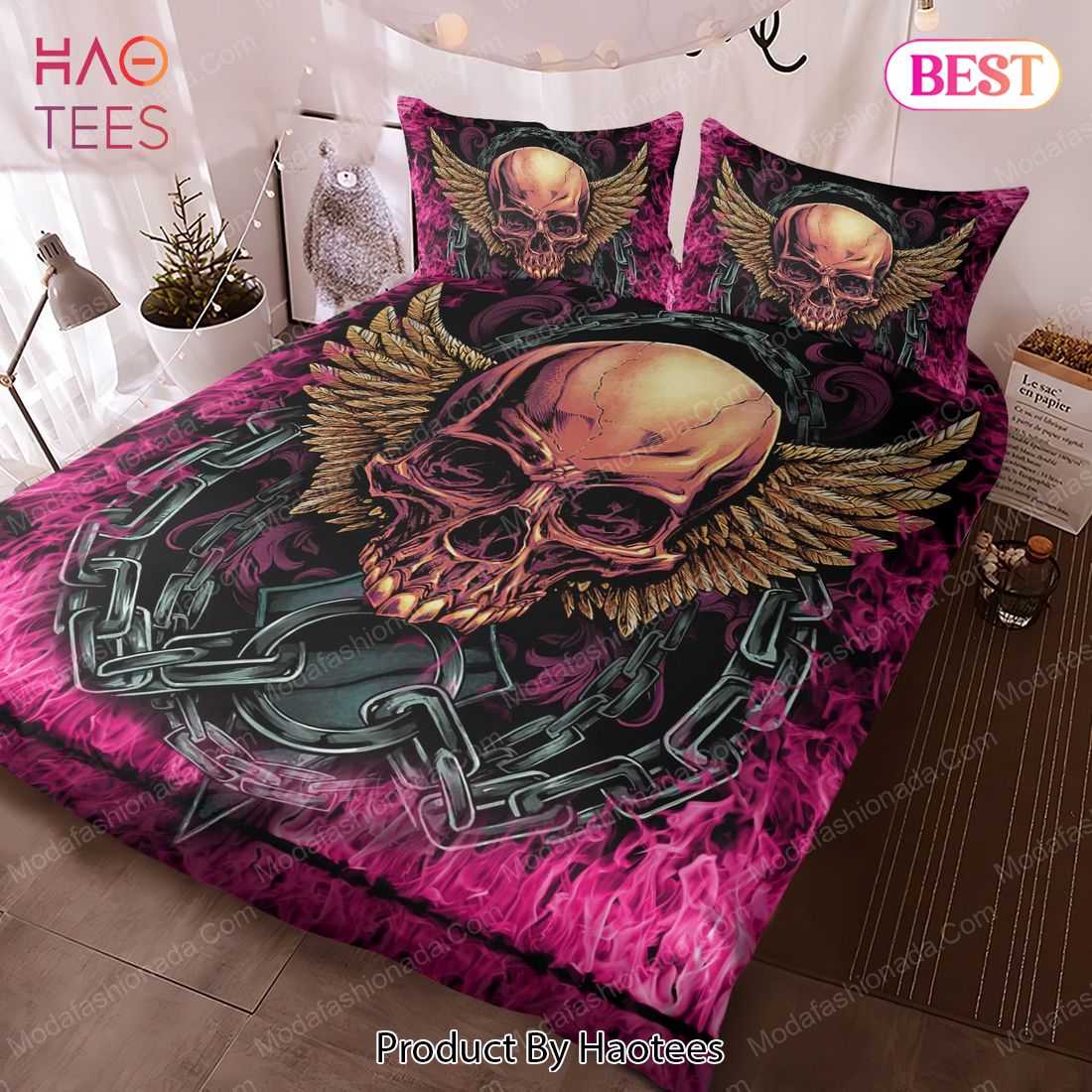 Buy Skull And Wings Halloween Bedding Sets Bed Sets, Bedroom Sets, Comforter Sets, Duvet Cover, Bedspread Buy Skull And Wings Halloween Bedding Sets Bed Sets, Bedroom Sets, Comforter Sets, Duvet Cover, Bedspread