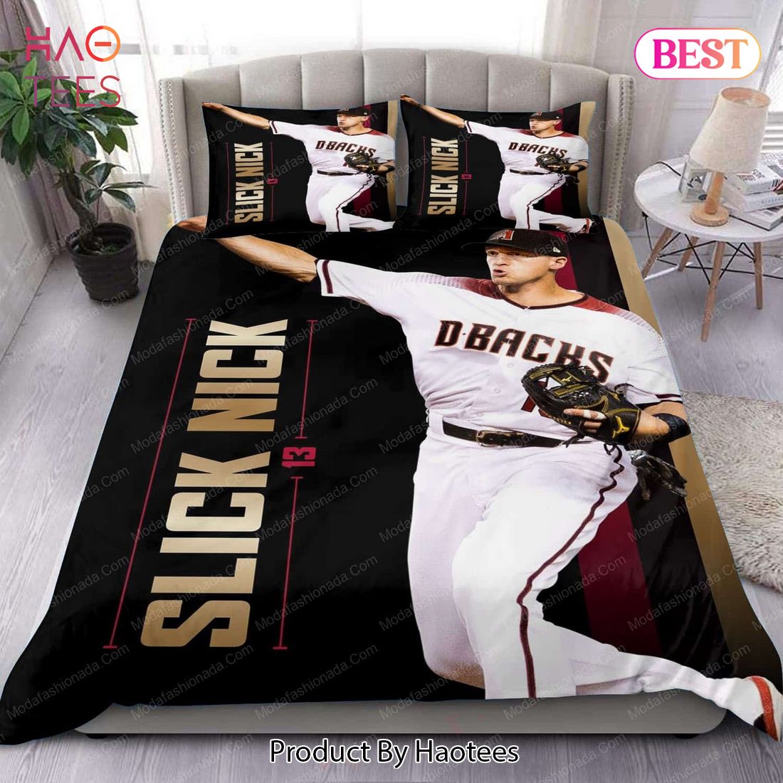 Buy Slick Nick 13 Arizona Diamondbacks MLB Bedding Sets Bed Sets, Bedroom Sets, Comforter Sets, Duvet Cover, Bedspread