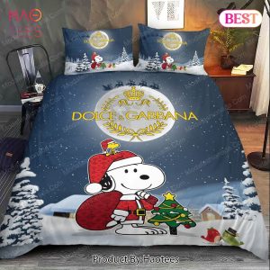 Buy Snoopy Dog Dolce & Gabbana Merry Christmas Bedding Sets Bed Sets, Bedroom Sets, Comforter Sets, Duvet Cover, Bedspread