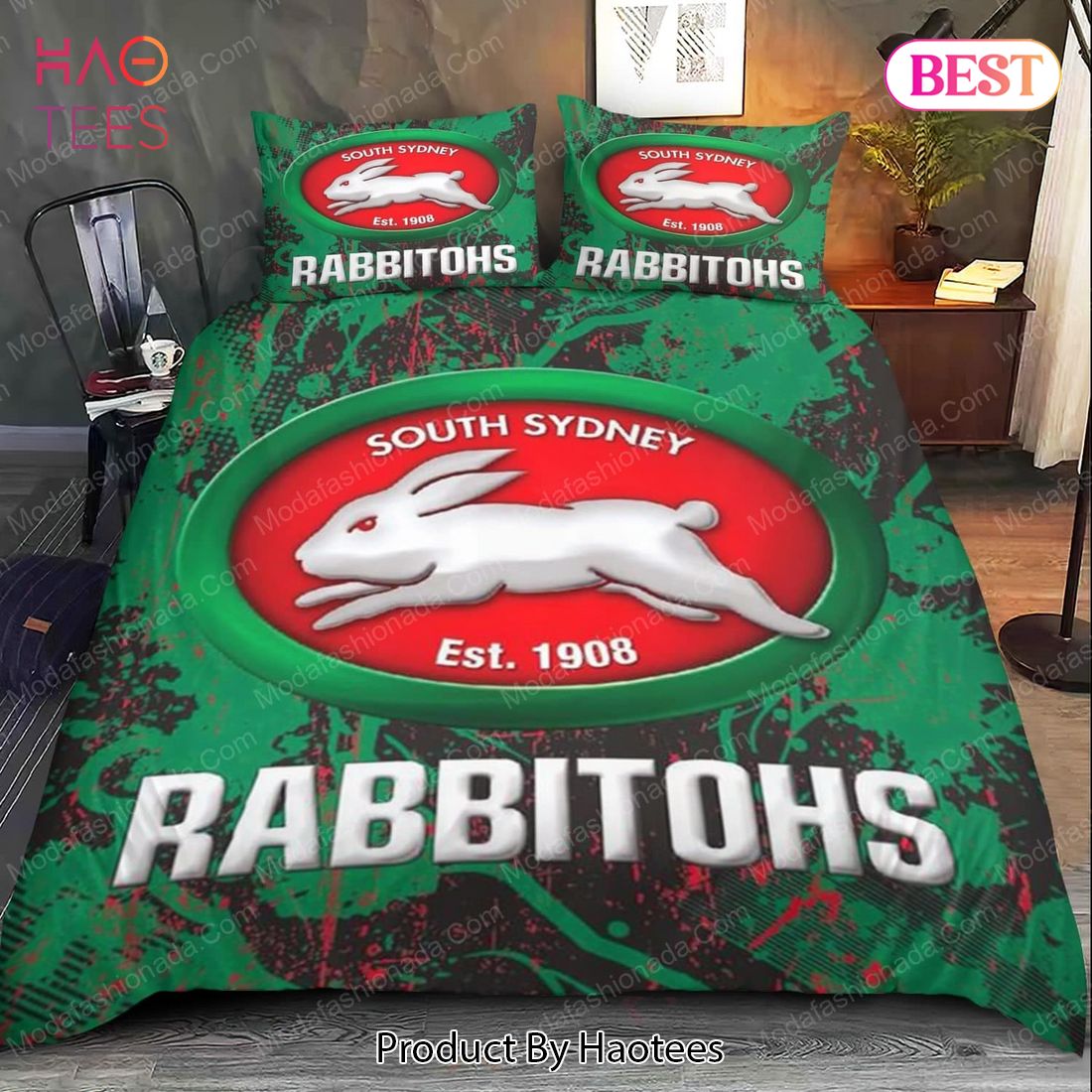 Buy South Sydney Rabbitohs Bedding Sets Bed Sets, Bedroom Sets, Comforter Sets, Duvet Cover, Bedspread