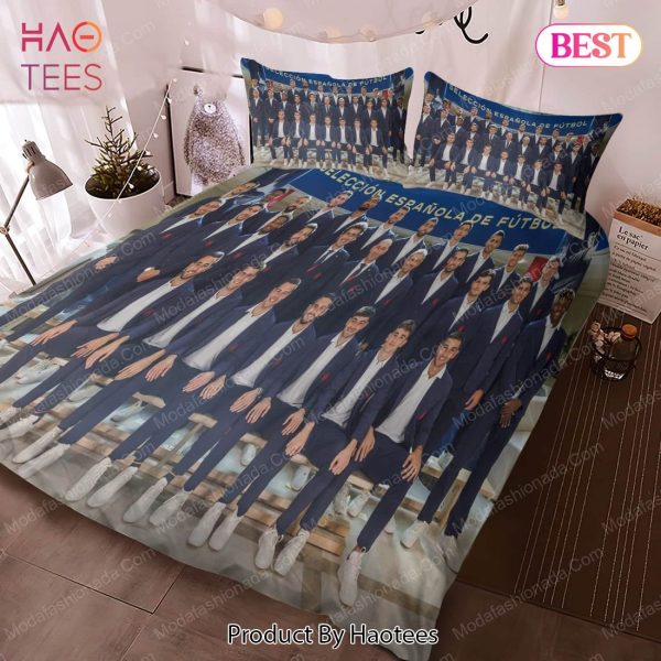 Buy Spain National Football Team Squad World Cup 2022 Bedding Sets Bed