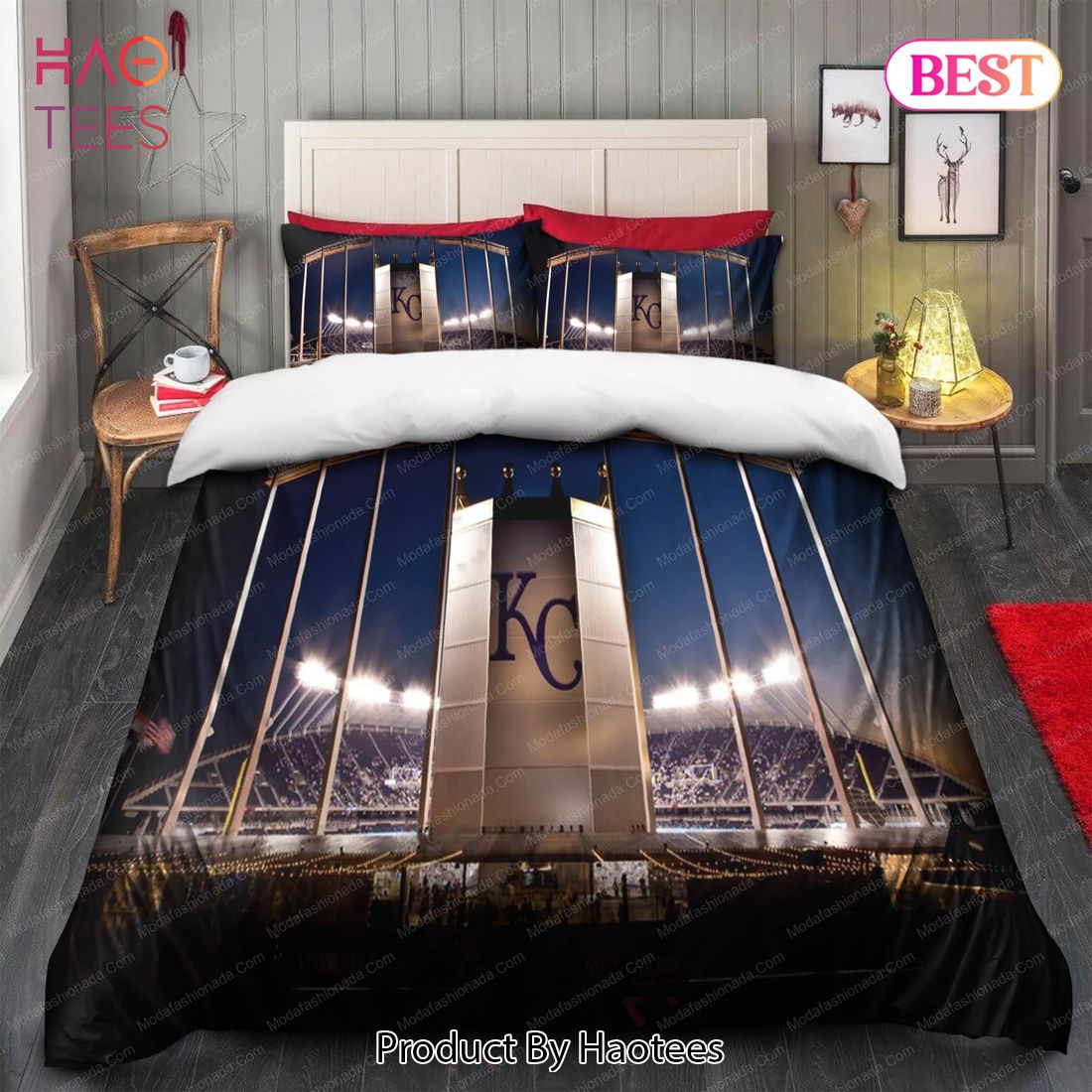 Buy Stadion Kansas City Royals MLB 110 Bedding Sets Bed Sets, Bedroom Sets, Comforter Sets, Duvet Cover, Bedspread