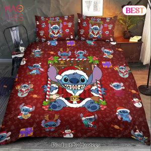 Buy Stitch Chanel Merry Christmas Bedding Sets Bed Sets, Bedroom Sets, Comforter Sets, Duvet Cover, Bedspread