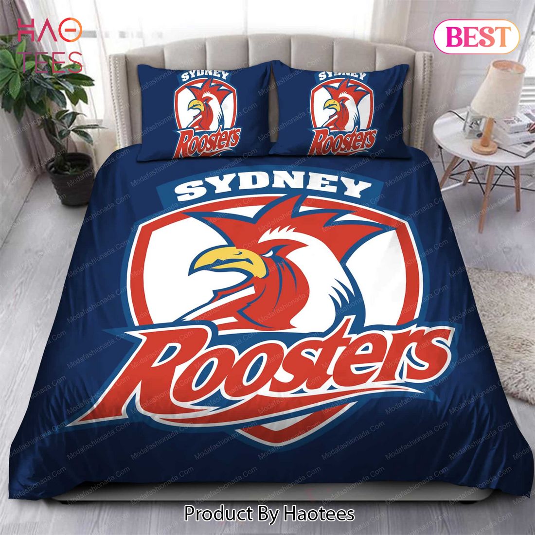 Buy Sydney Roosters Logo Bedding Sets Bed Sets, Bedroom Sets, Comforter