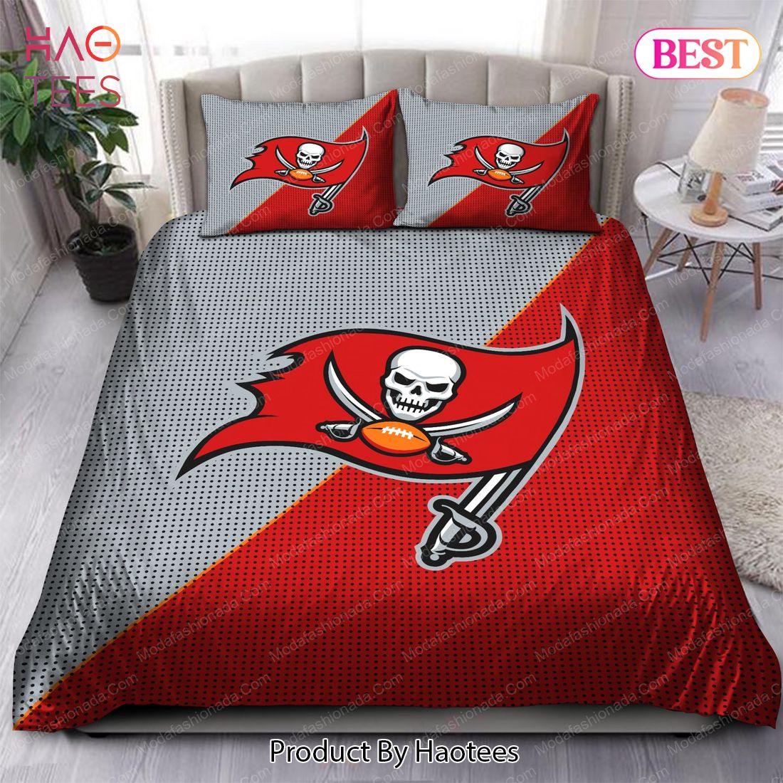 Buy Tampa Bay Buccaneers Logo Bedding Sets Bed Sets, Bedroom Sets, Comforter Sets, Duvet Cover, Bedspread