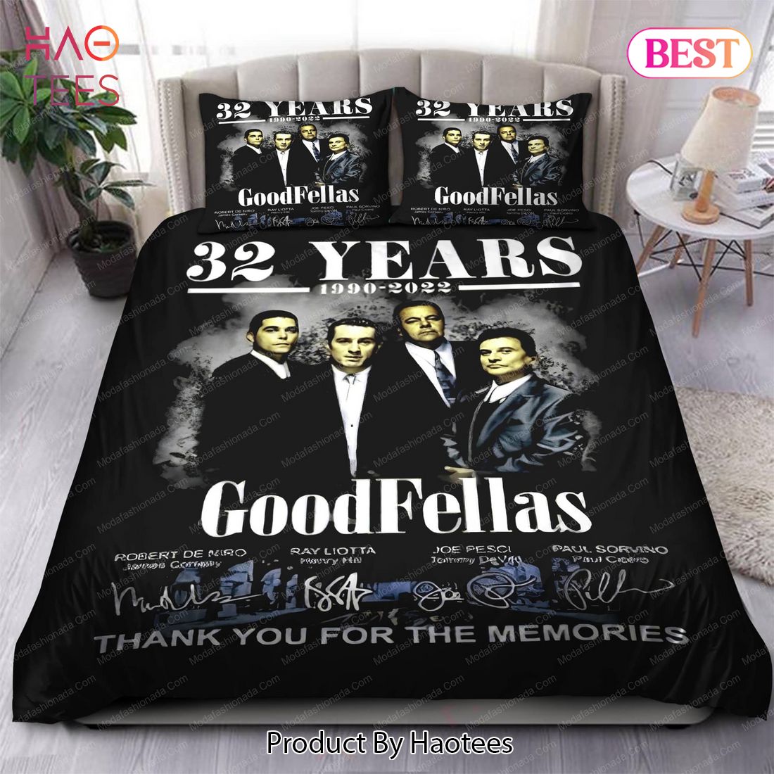 Buy Thank You For The Memories 32 Years GoodFellas Paul Sorvino Bedding Sets Bed Sets, Bedroom Sets, Comforter Sets, Duvet Cover, Bedspread