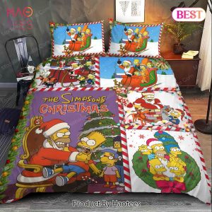 Buy The Simpsons Merry Christmas Bedding Sets Bed Sets, Bedroom Sets, Comforter Sets, Duvet Cover, Bedspread