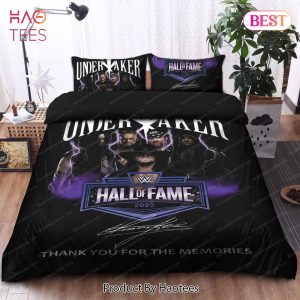 Buy The Undertaker Hall Of Fame 2022 Thank You For The Memories Bedding Sets Bed Sets, Bedroom Sets, Comforter Sets, Duvet Cover, Bedspread
