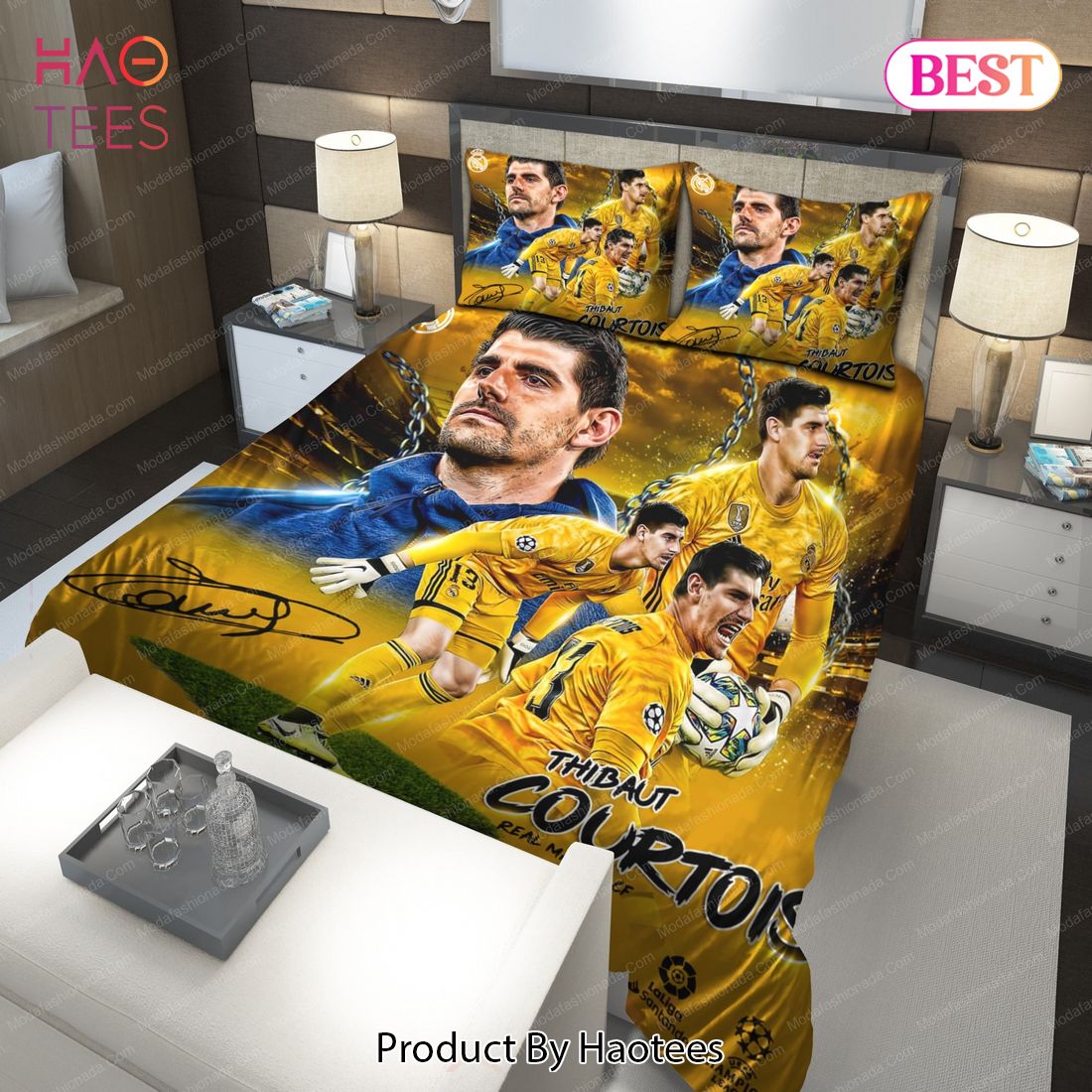 Buy Thibaut Courtois Real Madrid 27 Bedding Sets Bed Sets, Bedroom Sets ...