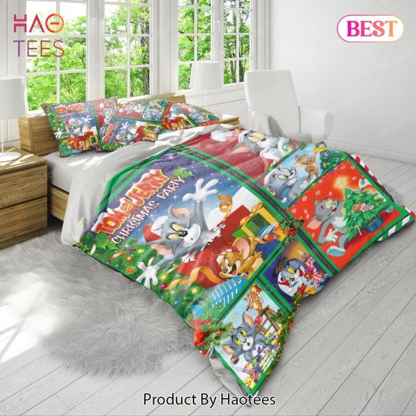 Buy Tom And Jerry Merry Christmas Bedding Sets Bed Sets, Bedroom Sets, Comforter Sets, Duvet Cover, Bedspread