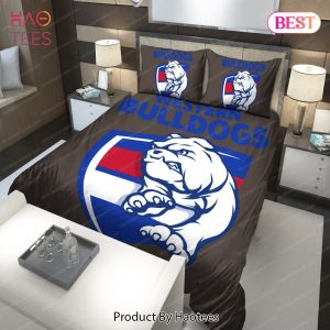 Buy Western Bulldogs Logo Bedding Sets Bed Sets, Bedroom Sets, Comforter Sets, Duvet Cover, Bedspread