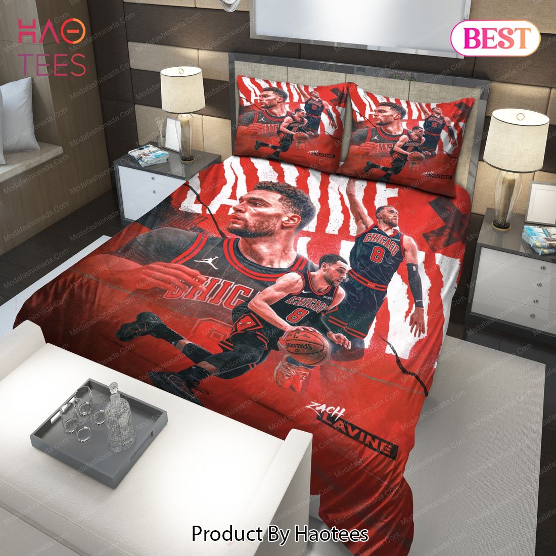 Buy Zach LaVine Chicago Bulls NBA 204 Bedding Sets Bed Sets, Bedroom Sets, Comforter Sets, Duvet Cover, Bedspread