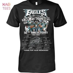 Eagles 90 Anniversary 1933 2023 Thank You For The Memories Shirt