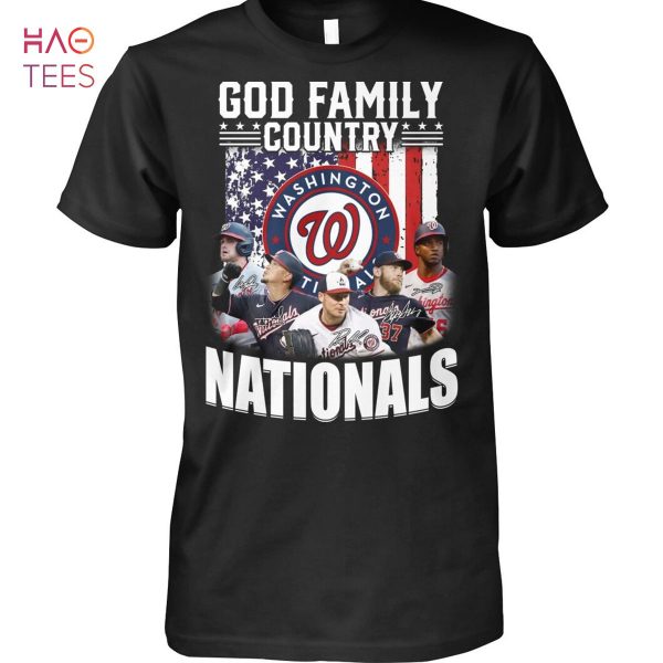 God Family Country Washington Nationals  Shirt
