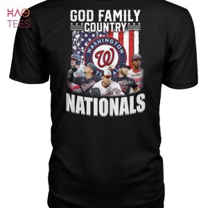 God Family Country Washington Nationals  Shirt