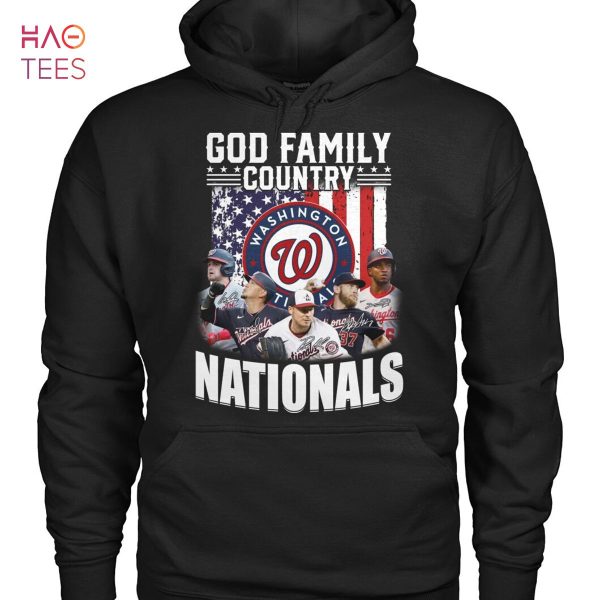God Family Country Washington Nationals  Shirt