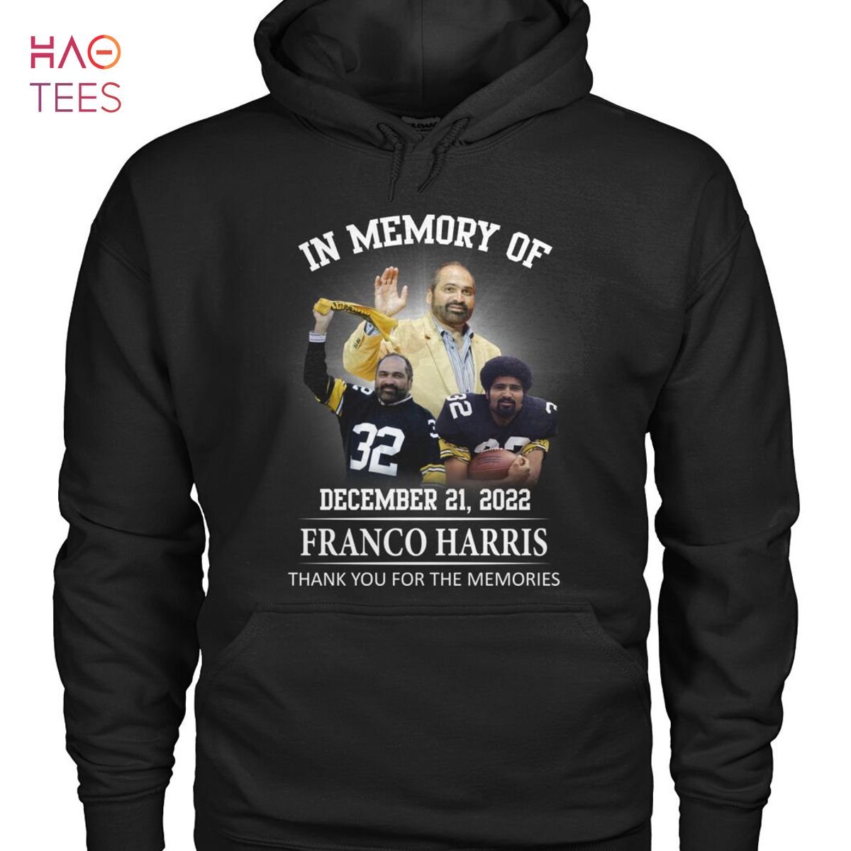 In Memory Of December 21 2022 Franco Harris Thank You For The Memories Shirt In Memory Of December 21 2022 Franco Harris Thank You For The Memories Shirt
