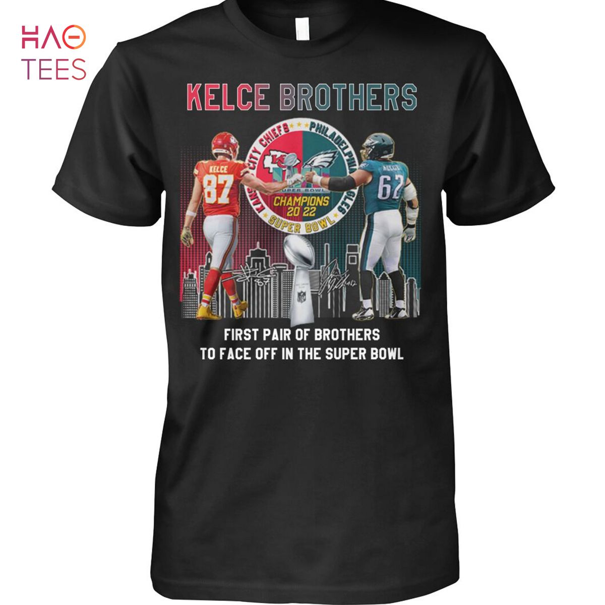 Funny Kelce Bowl Shirt, Chiefs And E.agles Brothers T-Shirt, Jason
