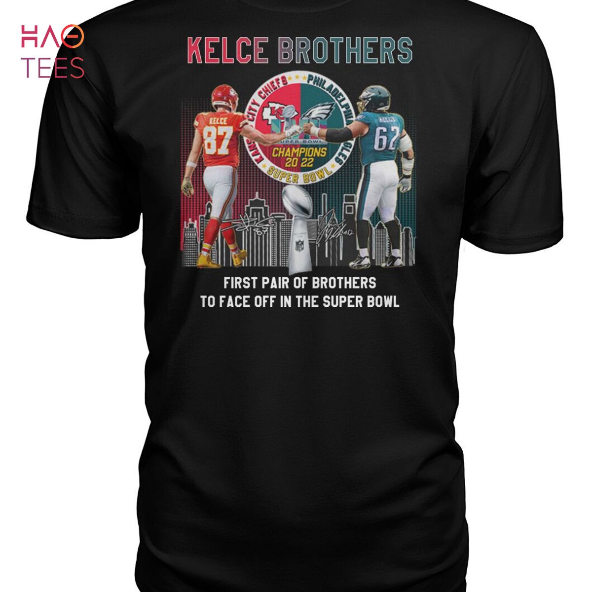 FREE shipping Jason Kelce vs Travis Kelce first brothers to face