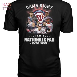 Washington Nationals Baseball Team Im A Fan Now And Forever Shirt