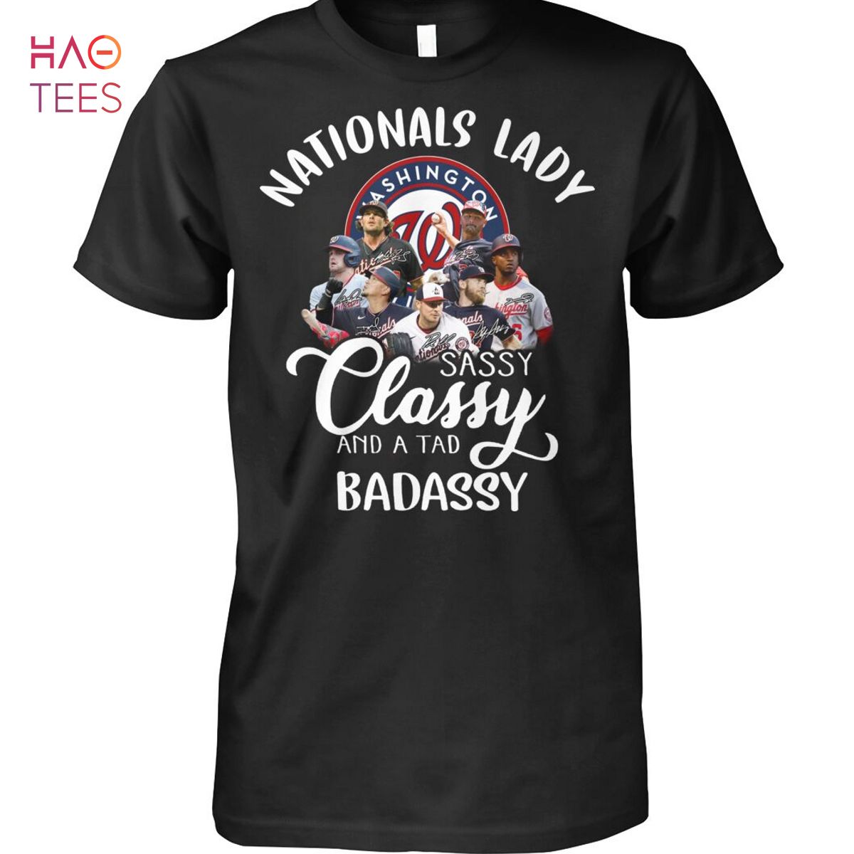 Washington Nationals Lady Sassy Classy And A Tad Badassy Shirt