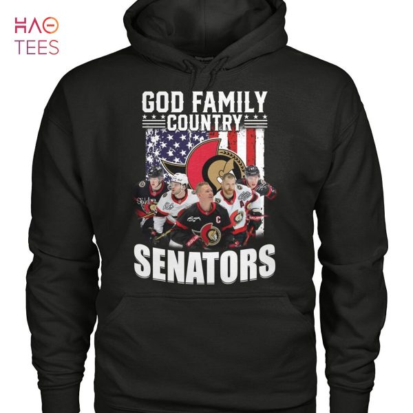 God Family Country Ottawa Senators Ice Hockey Team Shirt