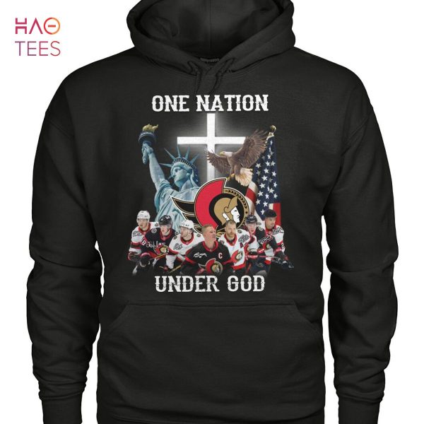 One Natiom Under God Ottawa Senators Ice Hockey Team Shirt
