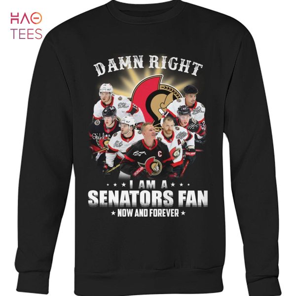 Ottawa Senators Ice Hockey Team Fan Now And Forever Shirt