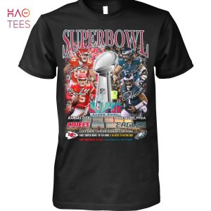Superbowl Kansas City Chiel & Philadelpha Eagles Shirt