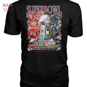 Superbowl Kansas City Chiel & Philadelpha Eagles Shirt