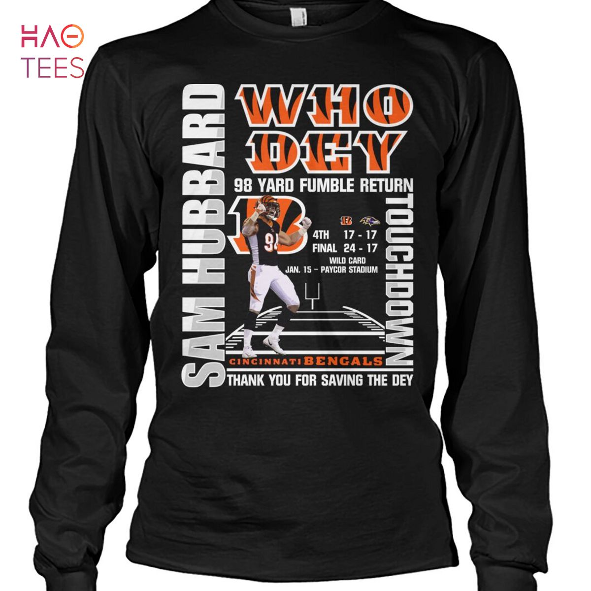 Sam Hubbard Cincinnati Bengals to the house 2023 shirt, hoodie