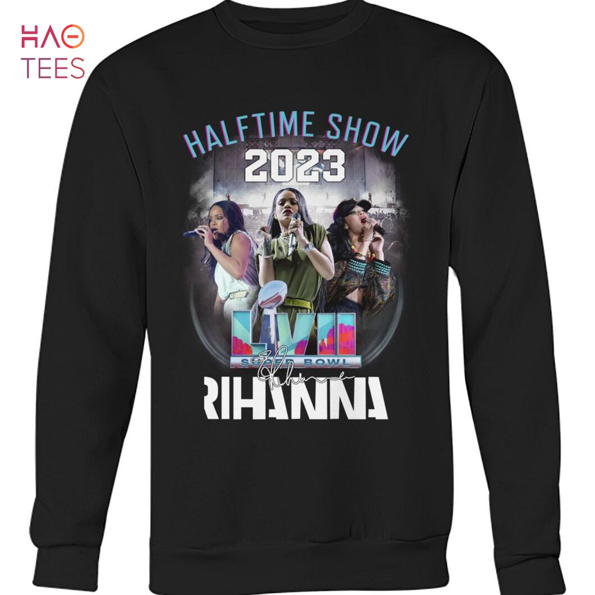 Nike Rihanna Super Bowl Shirt, Supper Bowl Halftime 2023 Crewneck