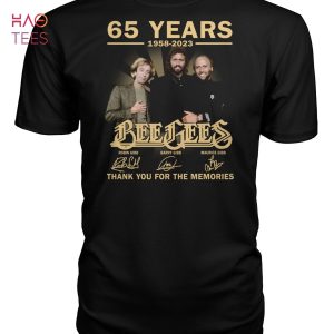 65 Years 1958 2023 Bee Gees Thank You For The Memories T Shirt