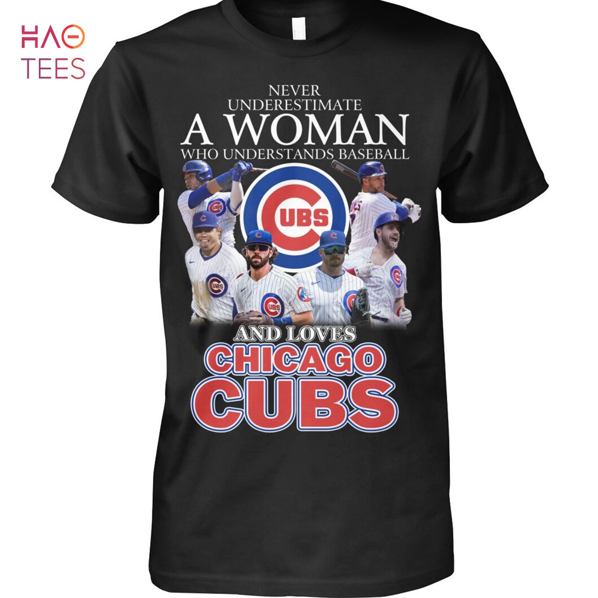 Women's Vintage Baseball Chicago Cubs Print Sweatshirt