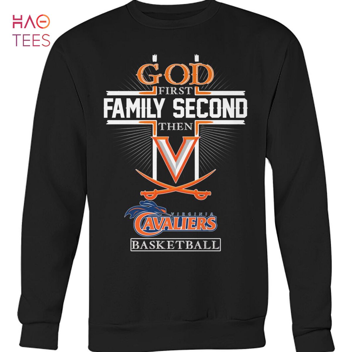 God First Family Second Then Virginia Cavaliers Basketball T Shirt God First Family Second Then Virginia Cavaliers Basketball T Shirt