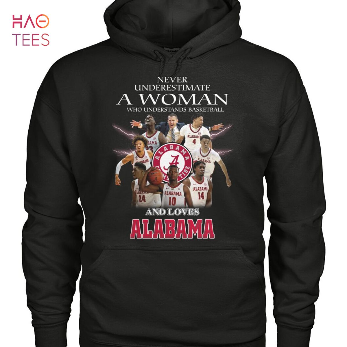 Never Underestimate A Woman Who Understands Basketball And Loves Alabama Crimson Tide T Shirt