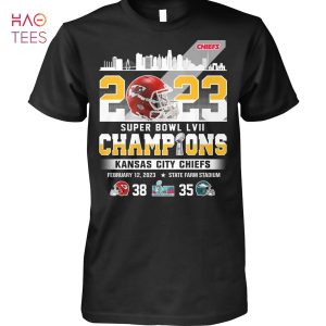 2023 Super Bowl LVII Champions Kansas City Chiefs February 12 2023 T Shirt