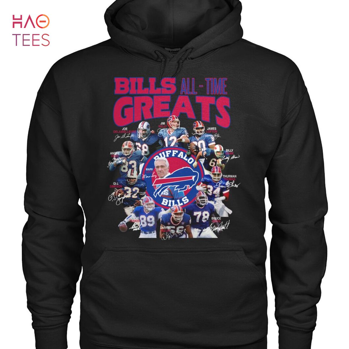 Buffalo Bills Members All-Time Greats T-Shirt - TeeNavi