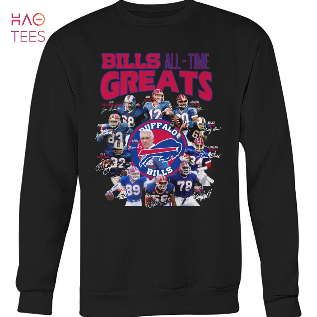 Buffalo Bills Members All-Time Greats T-Shirt - TeeNavi