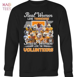 Real Woman Love Tennessee Smart Women Love The Volunteers T Shirt