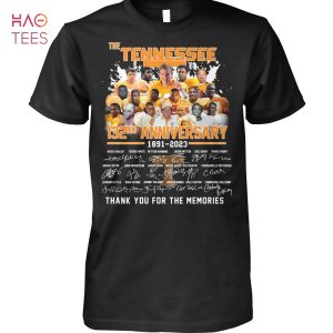 The Tennessee 132 Anniversary 1891 2023 Thank You For The Memories T Shirt