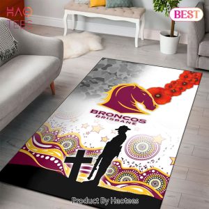 Brisbane Broncos anzac day Rug