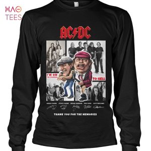 AC DC Rock Band Thank You For The Memories T Shirt